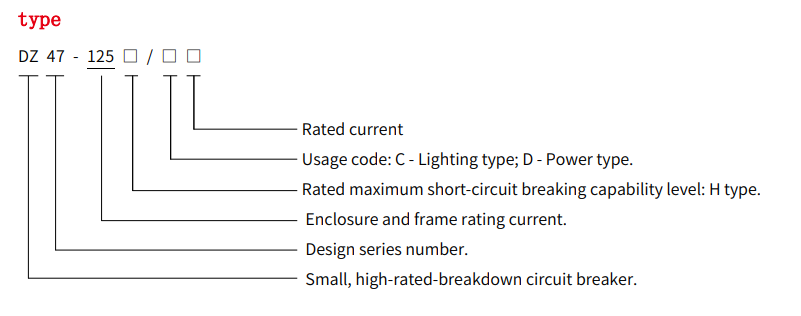 DZ47 MCB с высокой отключающей способностью (6)